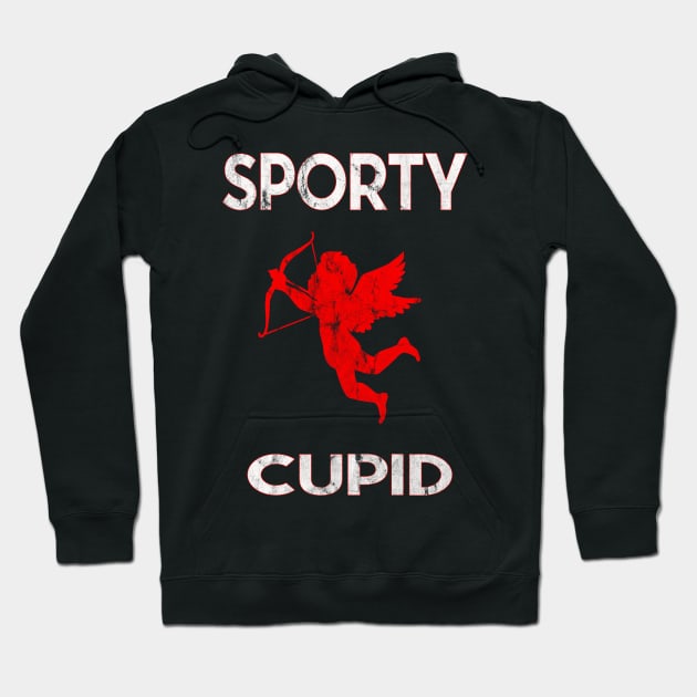 Sporty Valentines Day Gift Hoodie by familycuteycom